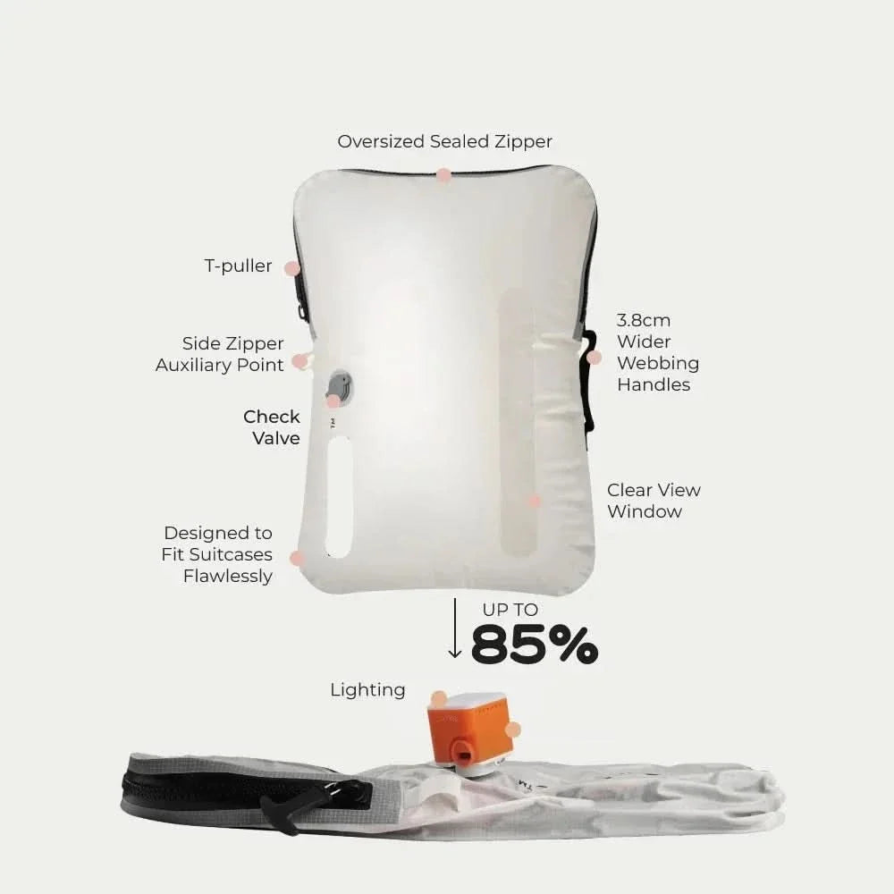 Vacuum Storage Bag Reusable 25L Up To 85% Compression