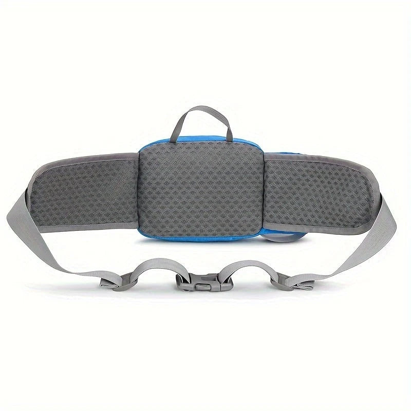 Waist Bag Durable Nylon Bottle Holder Multiple Zip Pockets