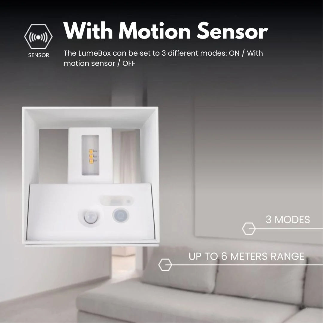 Wall Light Battery Powered USB Rechargeable Motion Sensor
