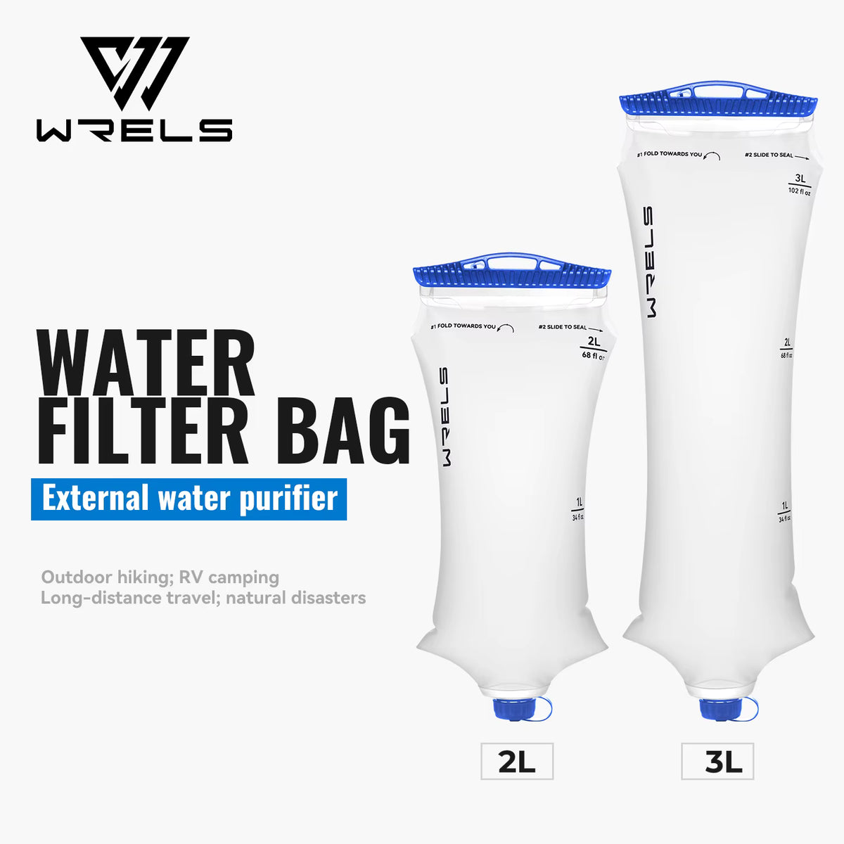 Water Collection Bag Foldable Leak-Proof Food-Grade TPU