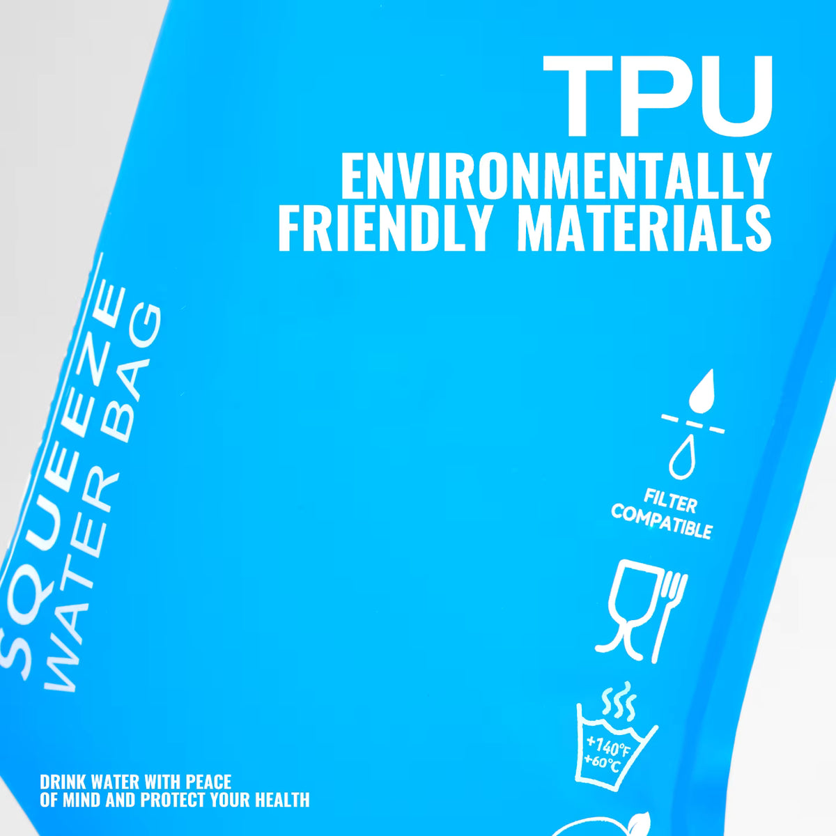 Water Collection Bag Foldable Leak-Proof Food-Grade TPU