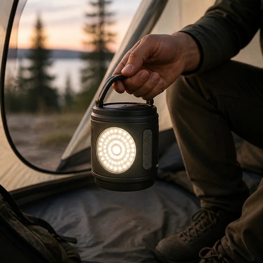 Waterproof Camping Lantern with Multiple Light Modes (SOS & Strobe)