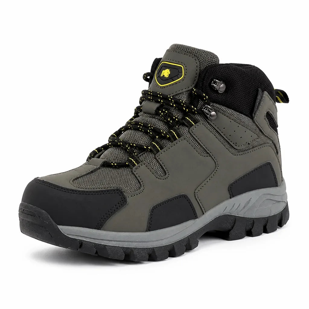Waterproof Cushioned Heel and Traction Outsole Hiking Shoes (Unisex)