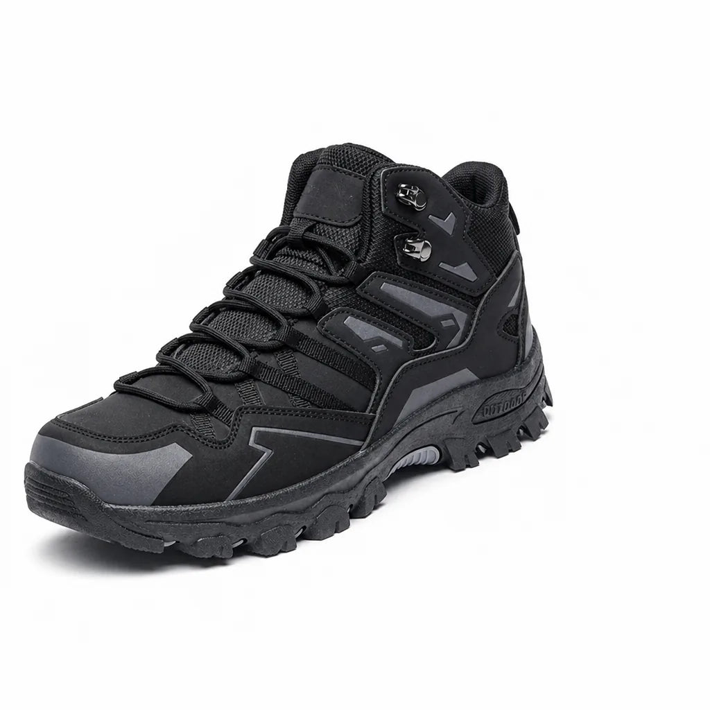 Waterproof Cushioned Heel and Traction Outsole Hiking Shoes (Unisex)