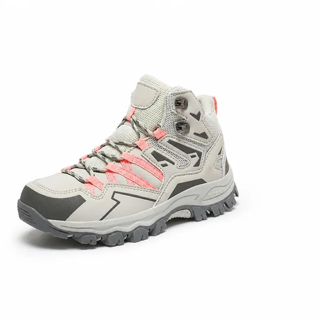 Waterproof Cushioned Heel and Traction Outsole Hiking Shoes (Unisex)