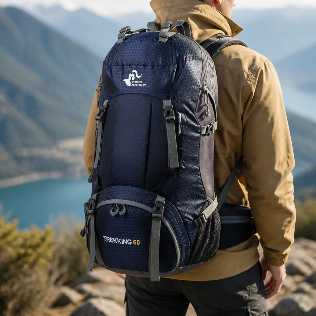 Waterproof Hiking Backpack with Adjustable Straps (60L)