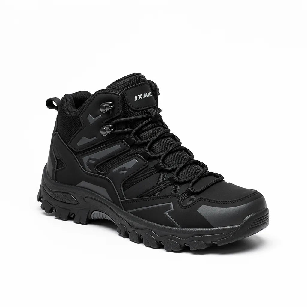 Waterproof Hiking Shoes With Cushioned Heel And Non-Slip Sole