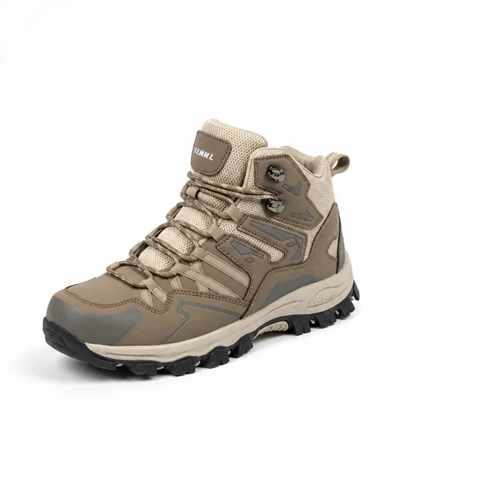 Waterproof Hiking Shoes With Cushioned Heel And Non-Slip Sole