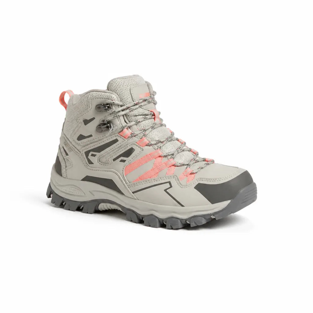 Waterproof Hiking Shoes With Cushioned Heel And Non-Slip Sole