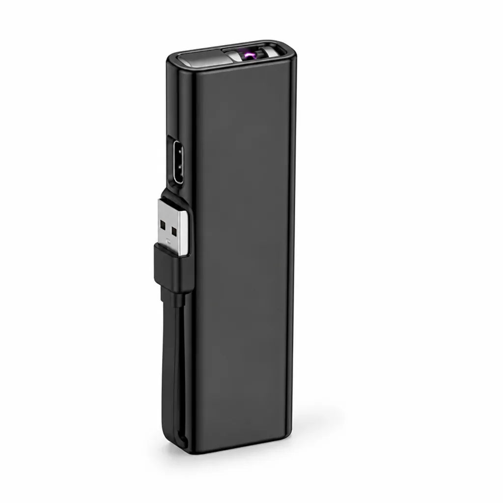 Windproof Portable Lighter With USB Cable (Camping & Travel)