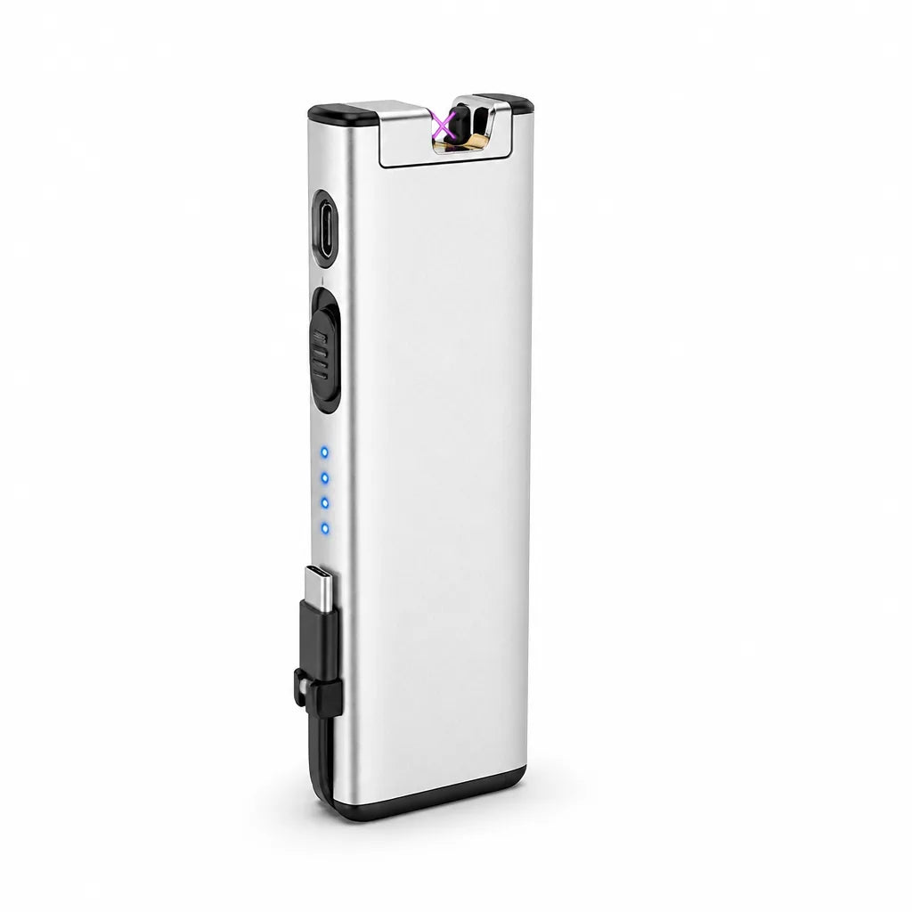 Windproof Portable Lighter With USB Cable (Camping & Travel)