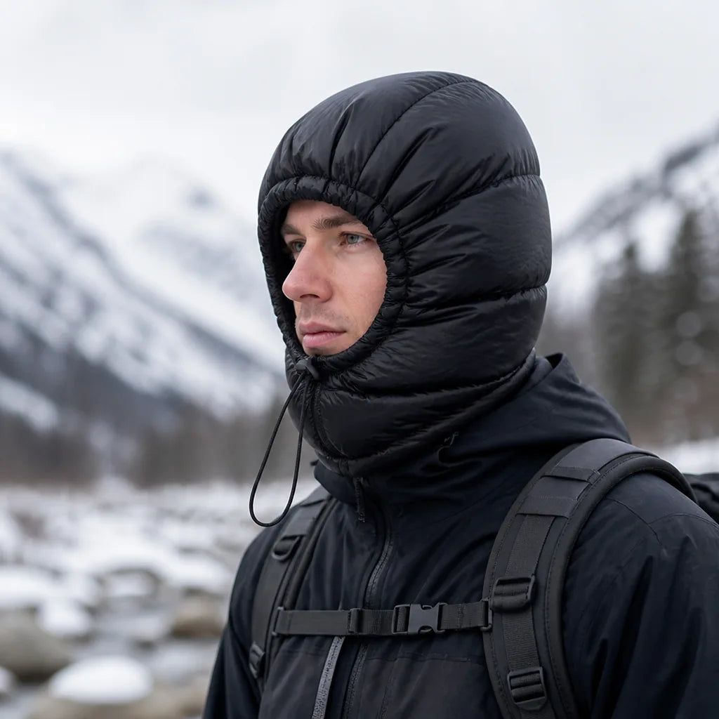 Winter Hat Goose Down Insulated Waterproof Ultralight & Packable