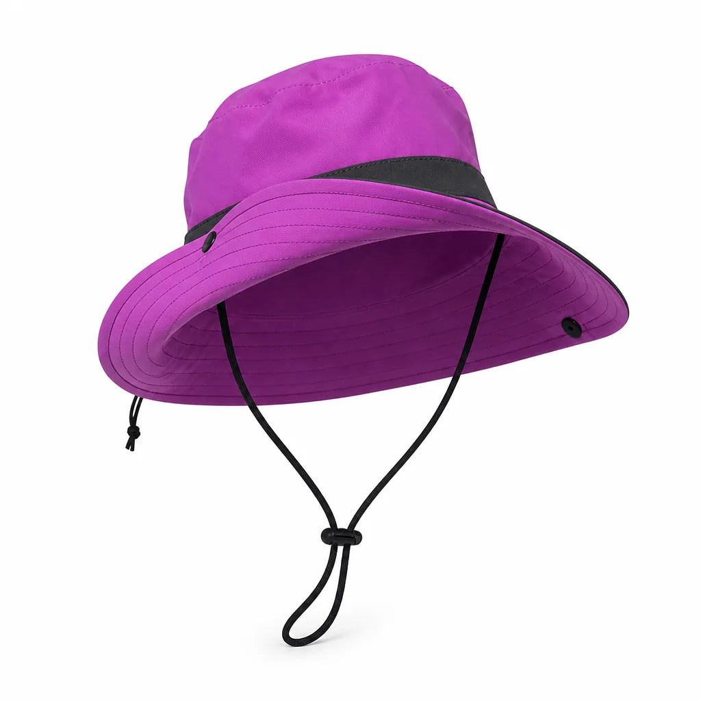 Women's Foldable Wide-Brim Sun Hat (UPF 50+ Protection)