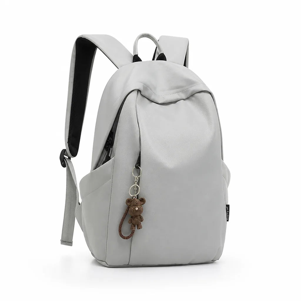 Women's Water-Repellent Backpack with Side Pockets
